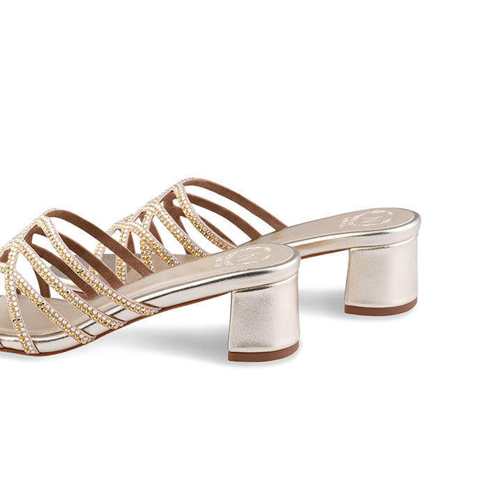 Desmia box heel #color_gold