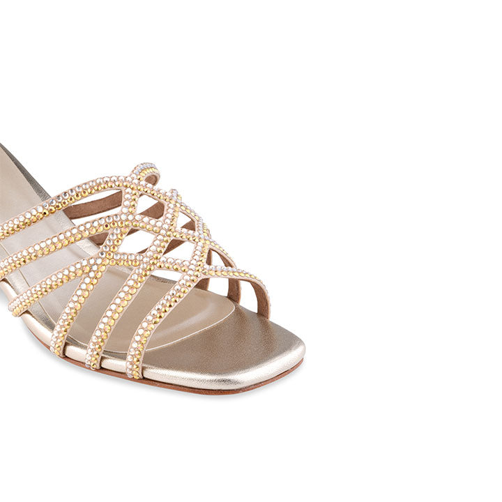 Desmia box heel #color_gold