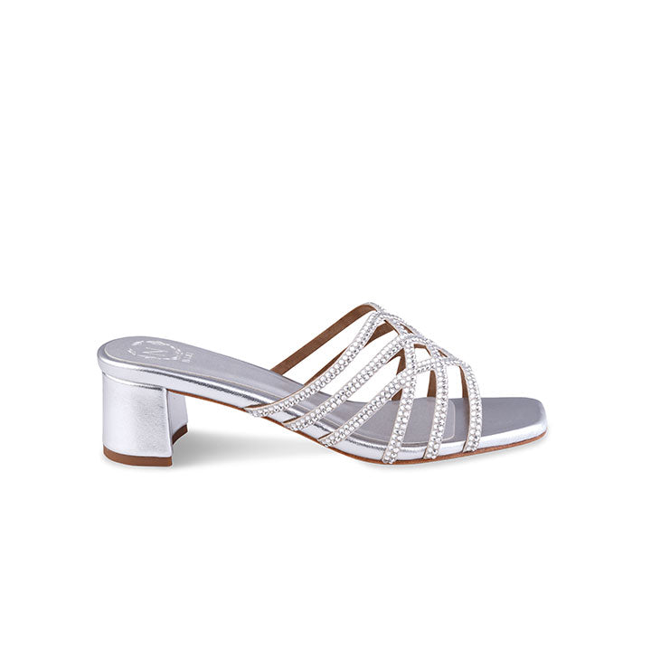 Desmia box heel #color_silver