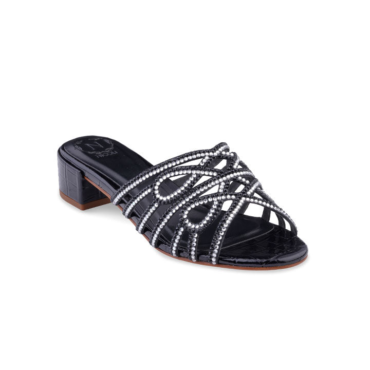 Donya Box Heel #color_black
