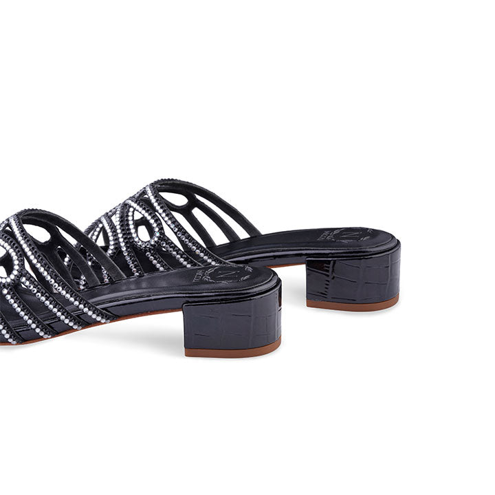 Donya Box Heel #color_black