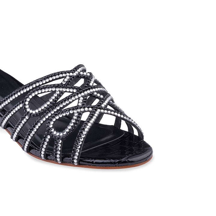 Donya Box Heel #color_black