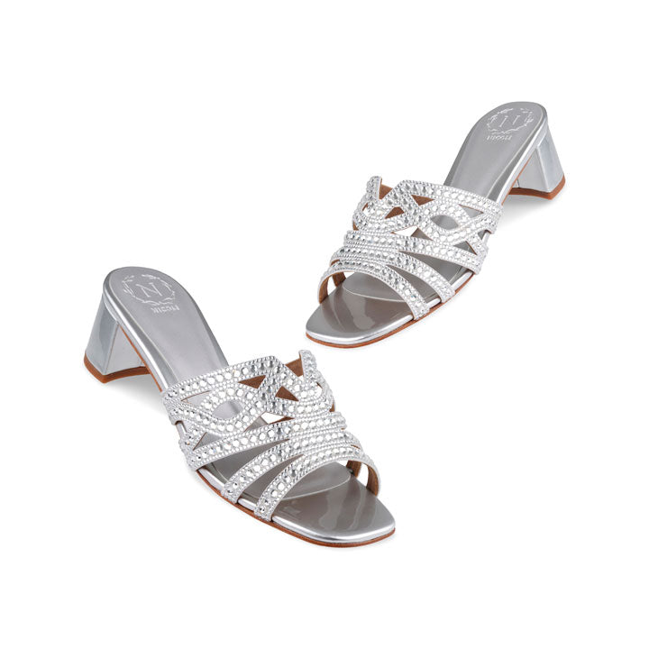 Elon Box Heel #color_silver patent