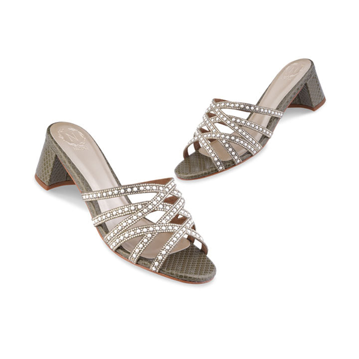 Eusebia boc heel #color_khaki
