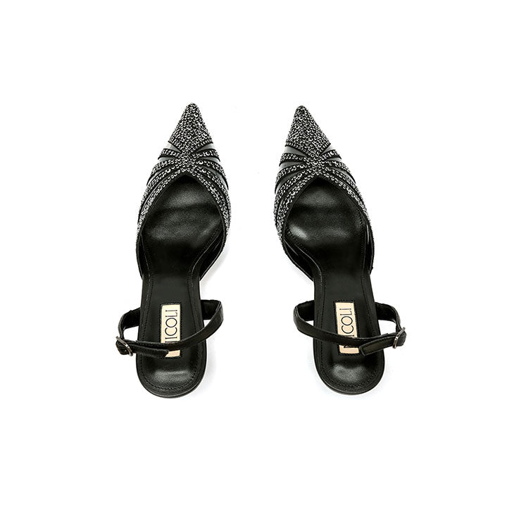Evita High Heel Sandal #color_black