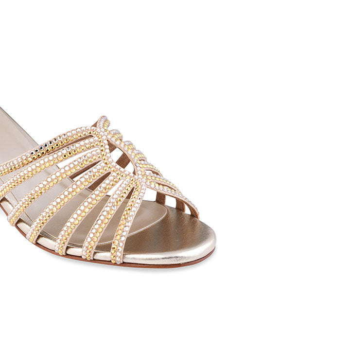 Fedora box heel #color_gold