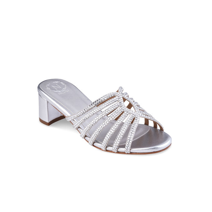 Fedora box heel #color_silver