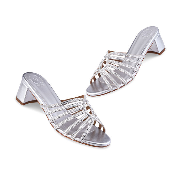 Fedora box heel #color_silver