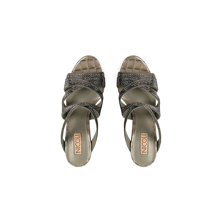 Feista Luxury Box Heel Sandal #color_l grey