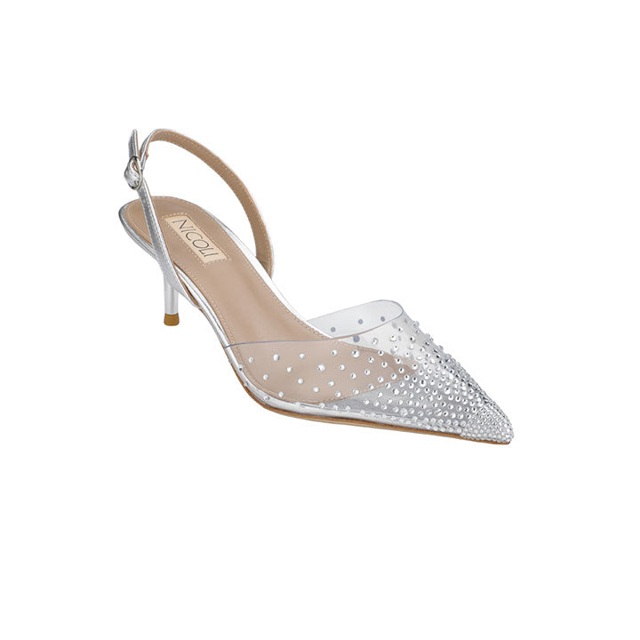 Flavie Kitten Heel #color_silver