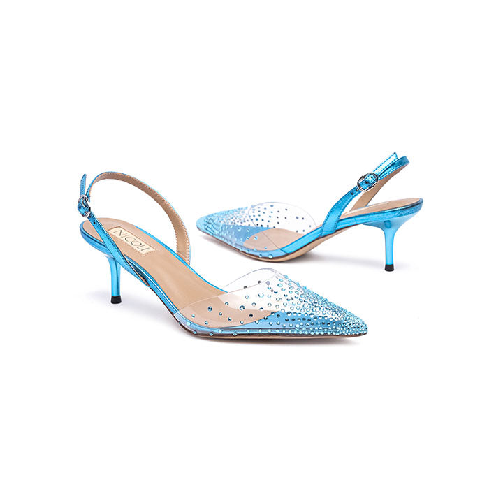 Flavie Kitten Heel #color_sky blue