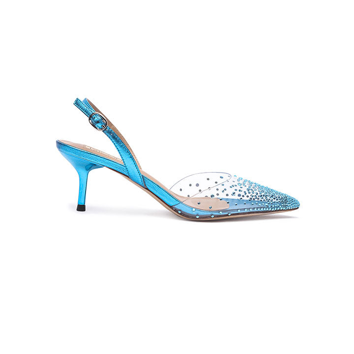 Flavie Kitten Heel #color_sky blue