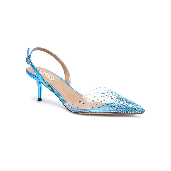 Flavie Kitten Heel #color_sky blue