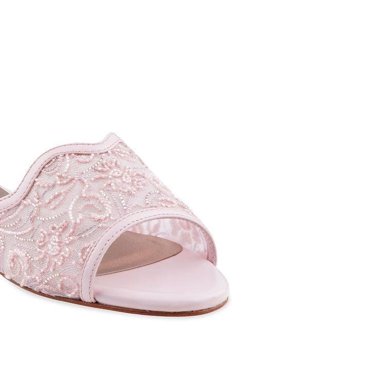 Fleur Flat Sandal #color_rose