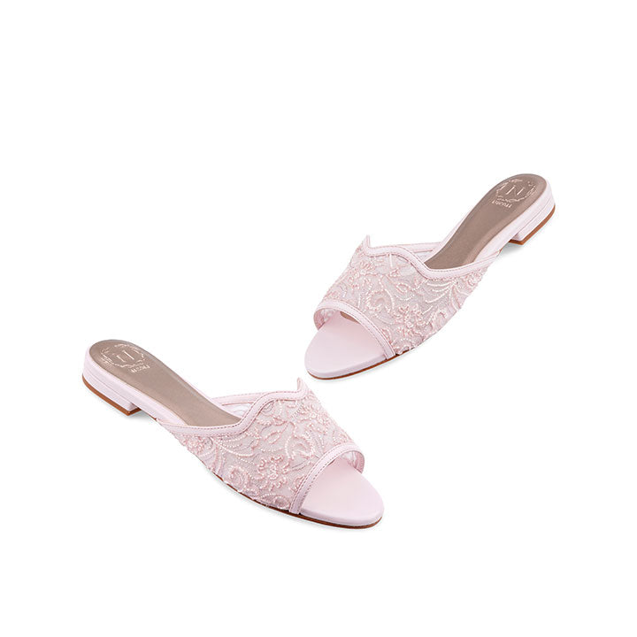 Fleur Flat Sandal #color_rose