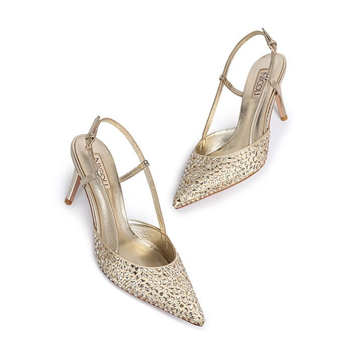Inessa Pump #color_gold