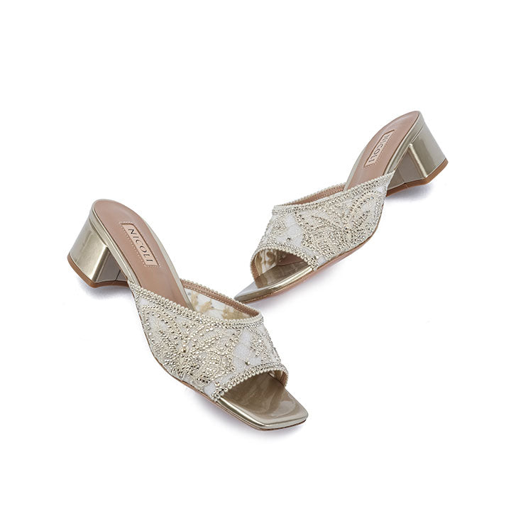 Indya Box Heel #color_gold