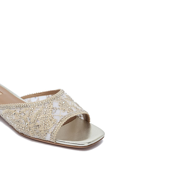 Issac Flat Sandal #color_gold