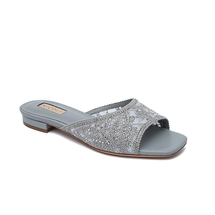 Issac Flat Sandal #color_grey