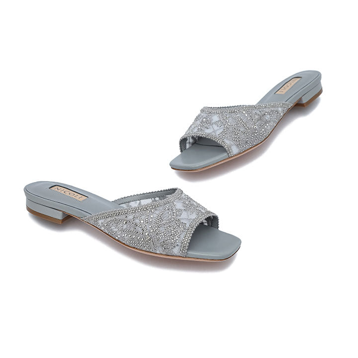 Issac Flat Sandal #color_grey