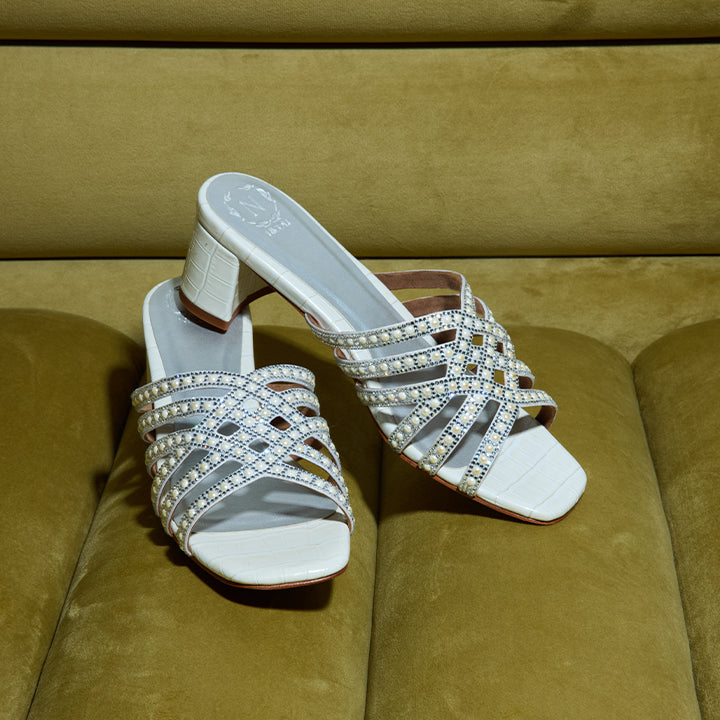 Jozette Box Heel #color_white