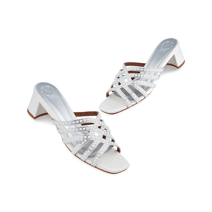 Jozette Box Heel #color_white