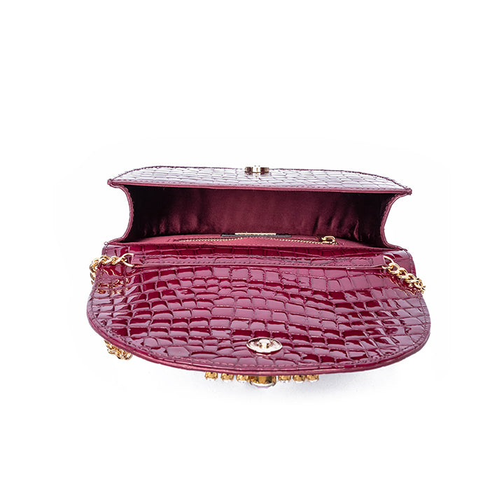 Ziggy Evening Bag #color_cherry