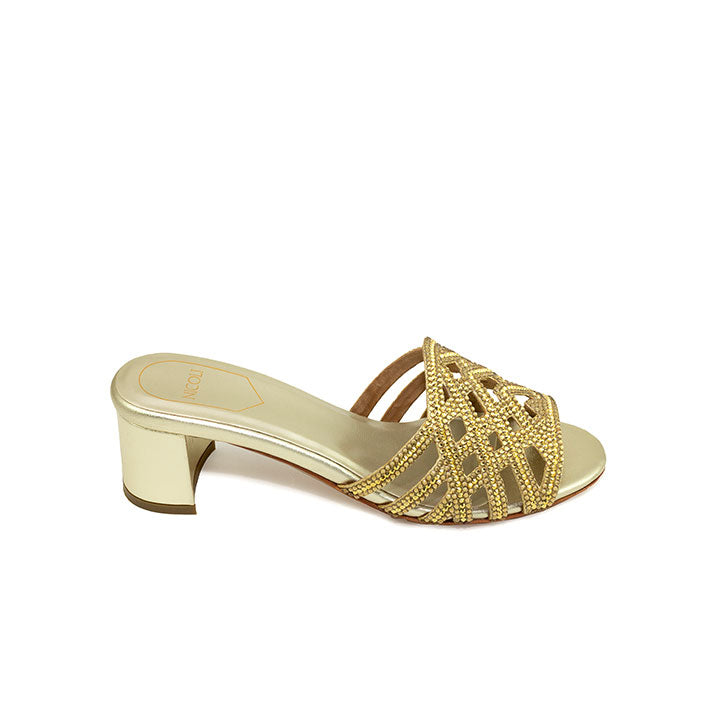 Javier Box Heel #color_gold
