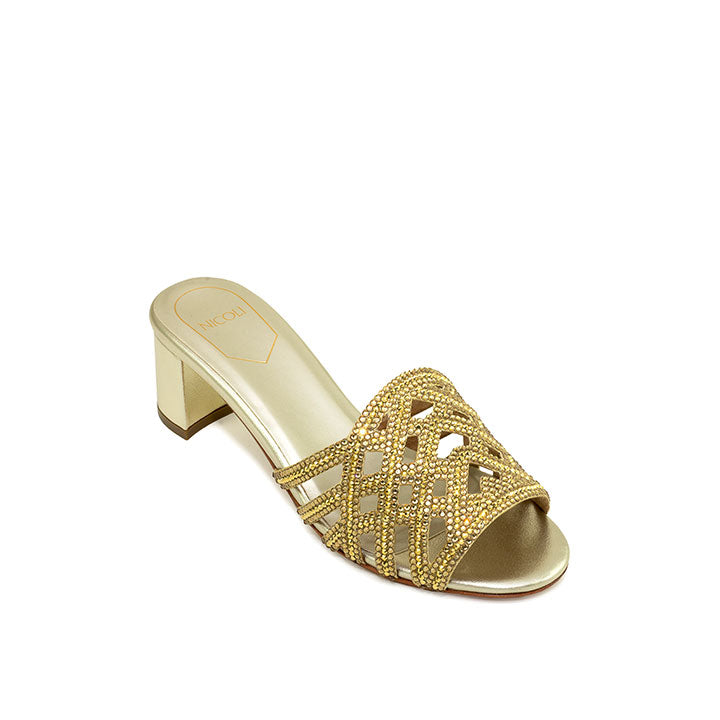 Javier Box Heel #color_gold