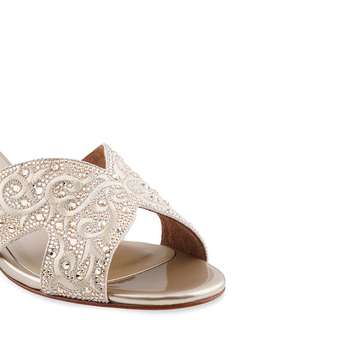 Keyla Box Heel #color_gold