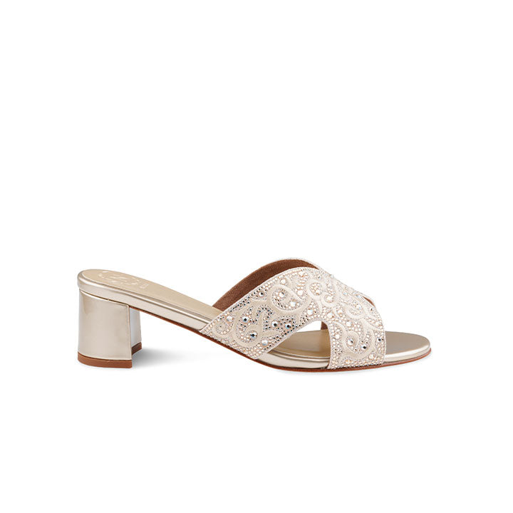 Keyla Box Heel #color_gold