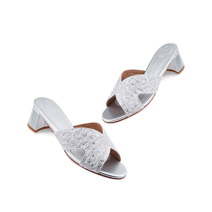 Keyla Box Heel #color_silver