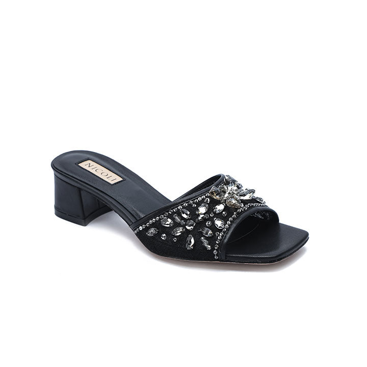 Kirk Nicoli Luxury Mule #color_black