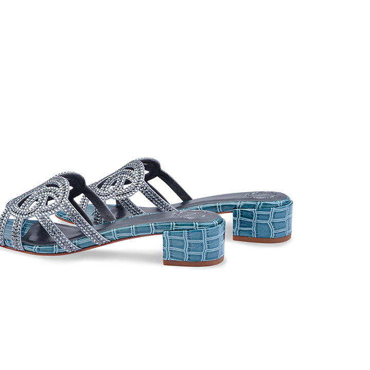 Larisa Luxury Embellished  Box Heel
