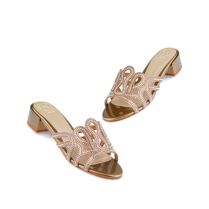 Lidia Box Heel #color_bronze patent