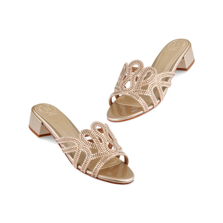 Lidia Box Heel #color_gold patent