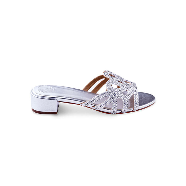 Lidia Box Heel #color_silver