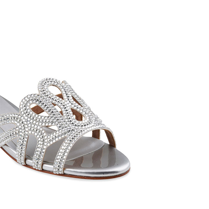 Lidia Box Heel #color_silver patent