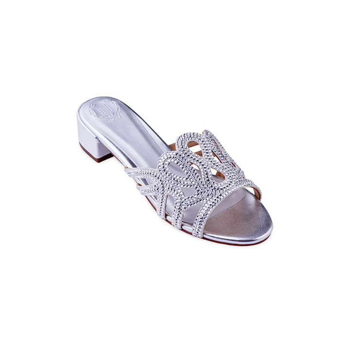 Lidia Box Heel #color_silver