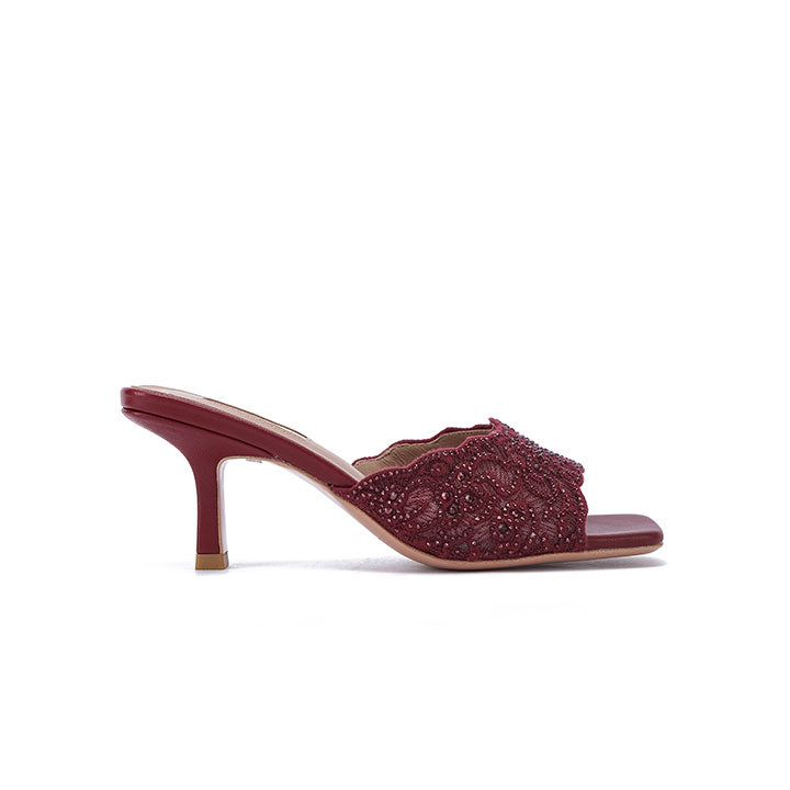 Lindsey Nicoli Luxury shoes #color_maroon