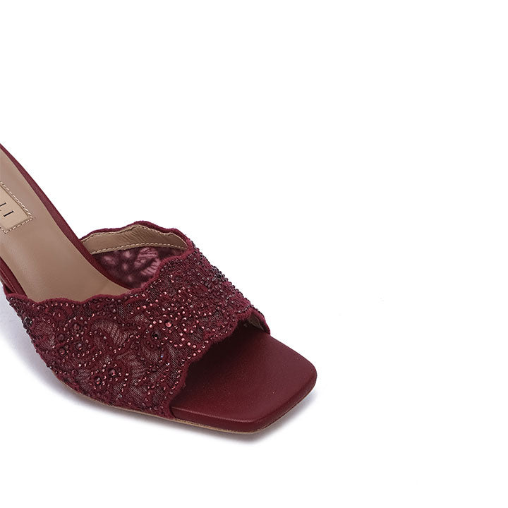 Lindsey Nicoli Luxury shoes #color_maroon