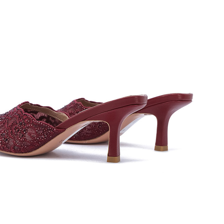 Lindsey Nicoli Luxury shoes #color_maroon