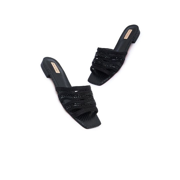 Lizea Flat Sandal #color_black