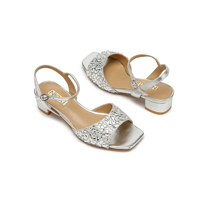 Lucia Mini Sandal #color_silver
