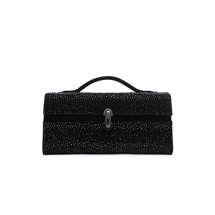 Lulwa Evening Bag #color_black