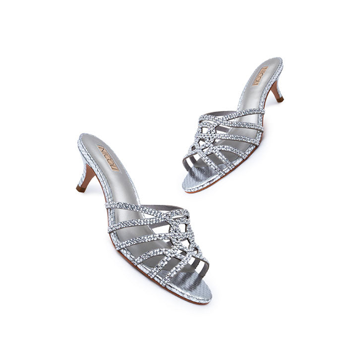 Lunec Kitten Heel #color_silver
