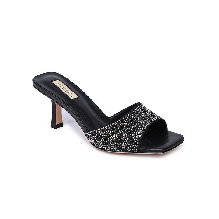 Maliqe Mule Heel #color_black