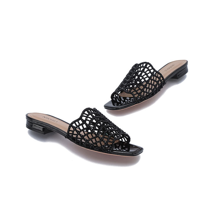 Mariano Flat Sandal #color_black