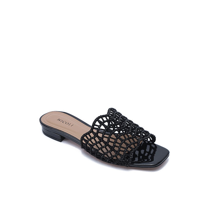 Mariano Flat Sandal #color_black