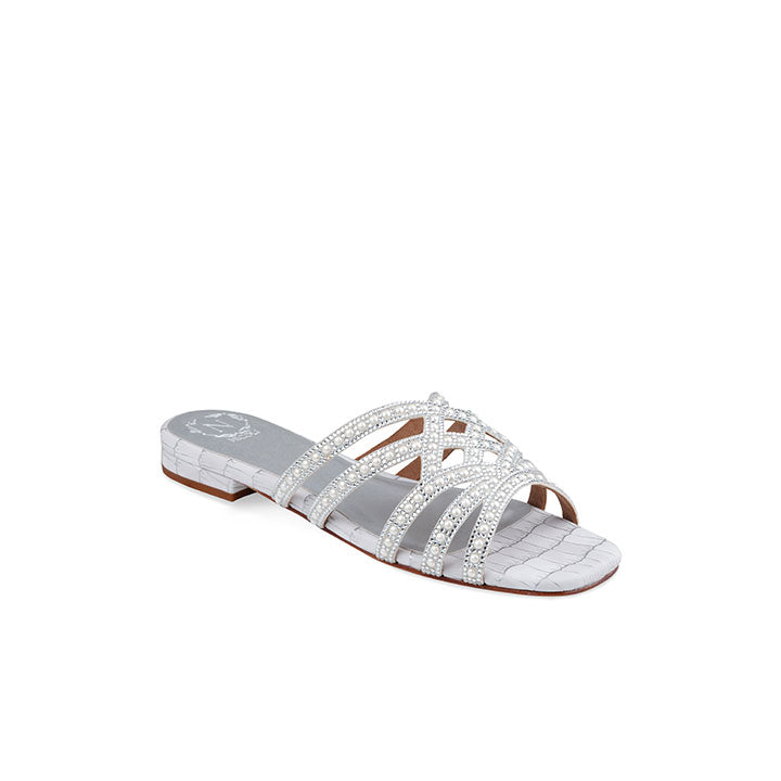 Martedi Flat Sandal #color_silver